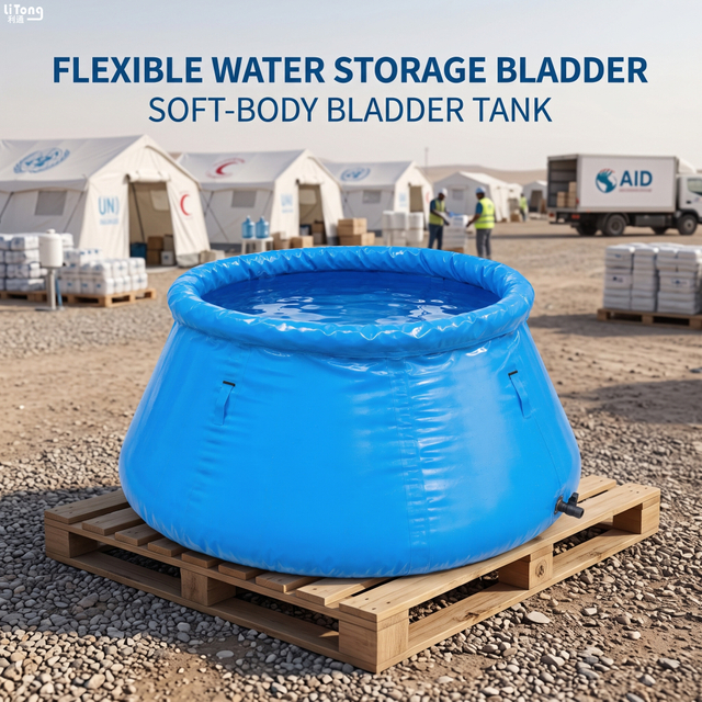 Blue onion water tank for emergency water storage