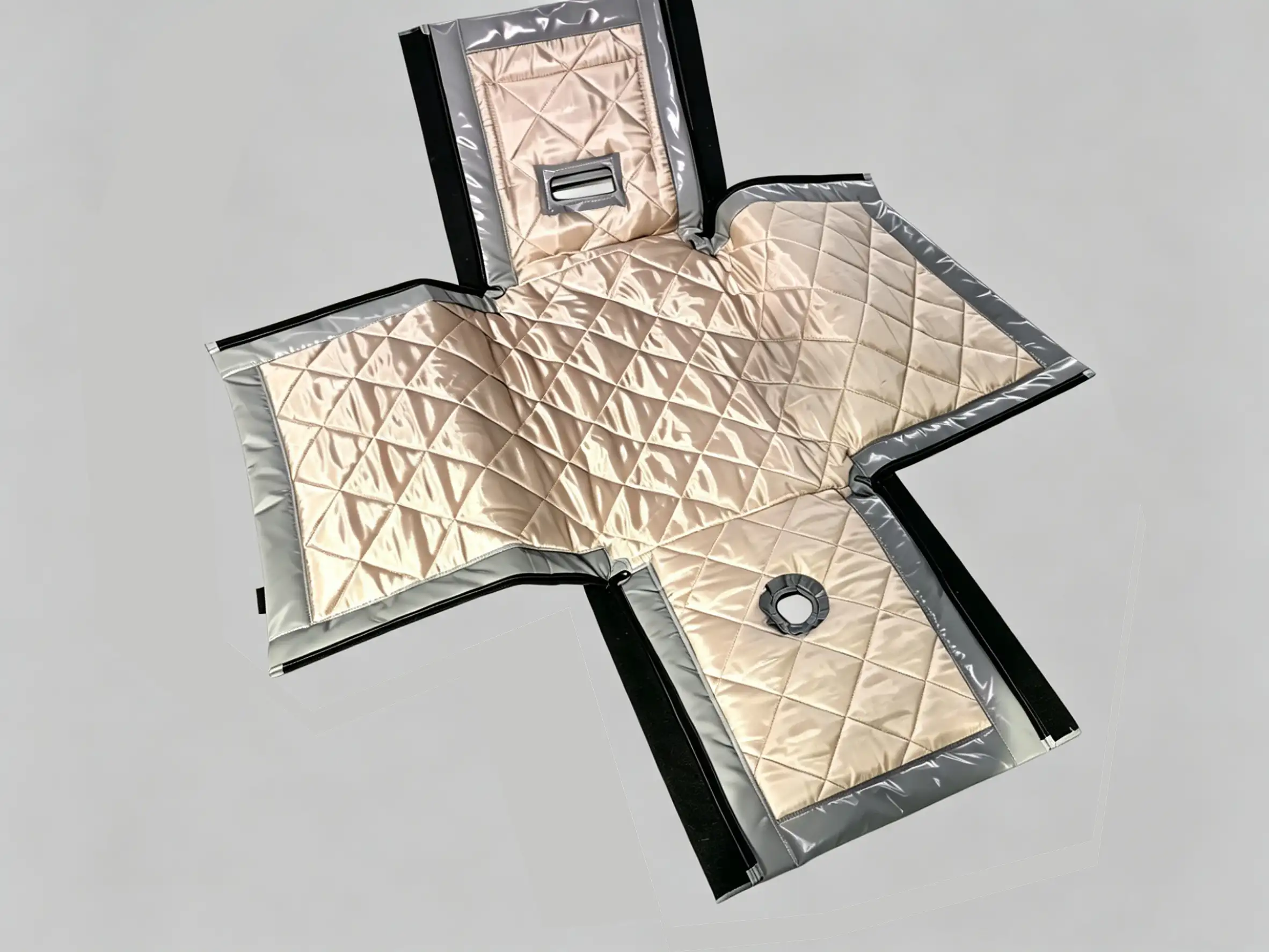 Foldable equipment noise cover save storage space