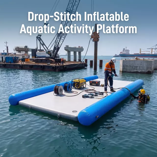 Drop‑stitch Inflatable Water Activity Platform