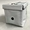 Grey foldable generator noise reduction enclosure