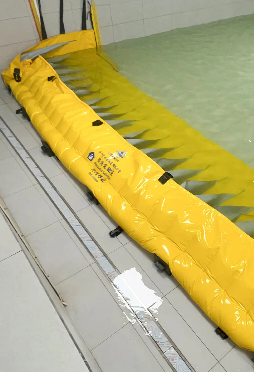 Portable Flood Dam In‑House Lab Water Test